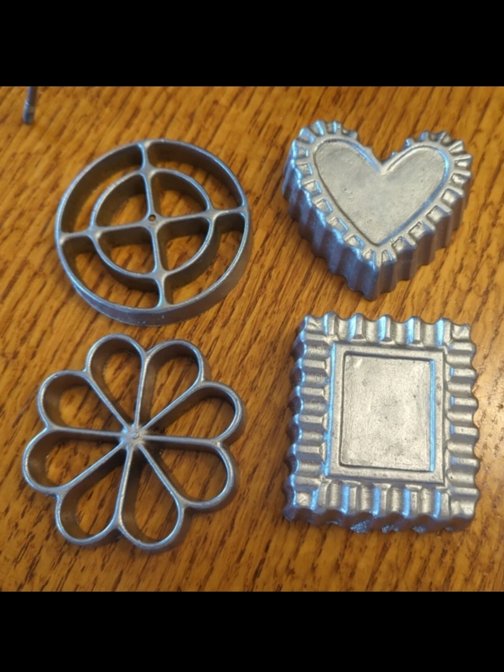 Vintage Double Rosette Iron And Timbale Iron Patty Shell Molds Nordic Ware - Picture 2 of 7